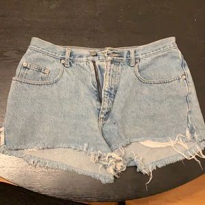 Vintage high waisted Guess Denim cutoff shorts